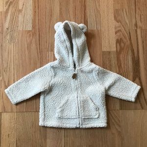 Carter’s White Sherpa Bear Jacket